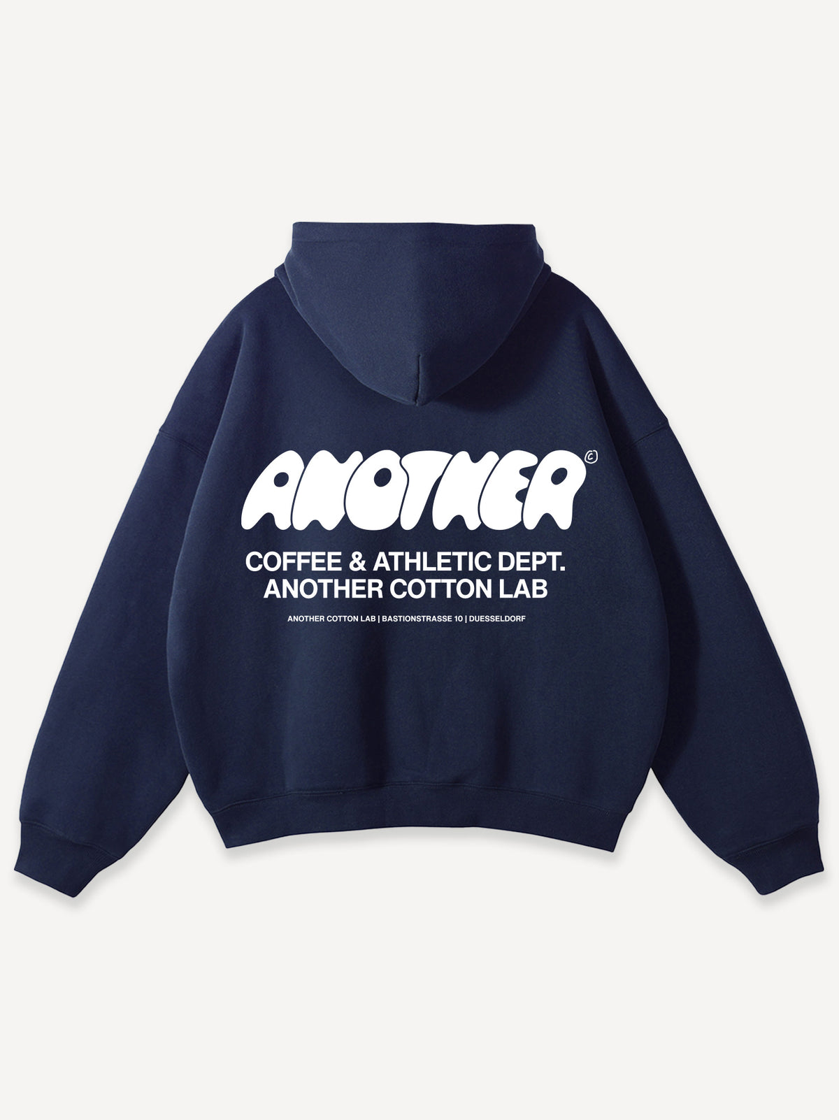 Another Coffee & Athletic Dept. Oversized Hoodie – Navy Blue