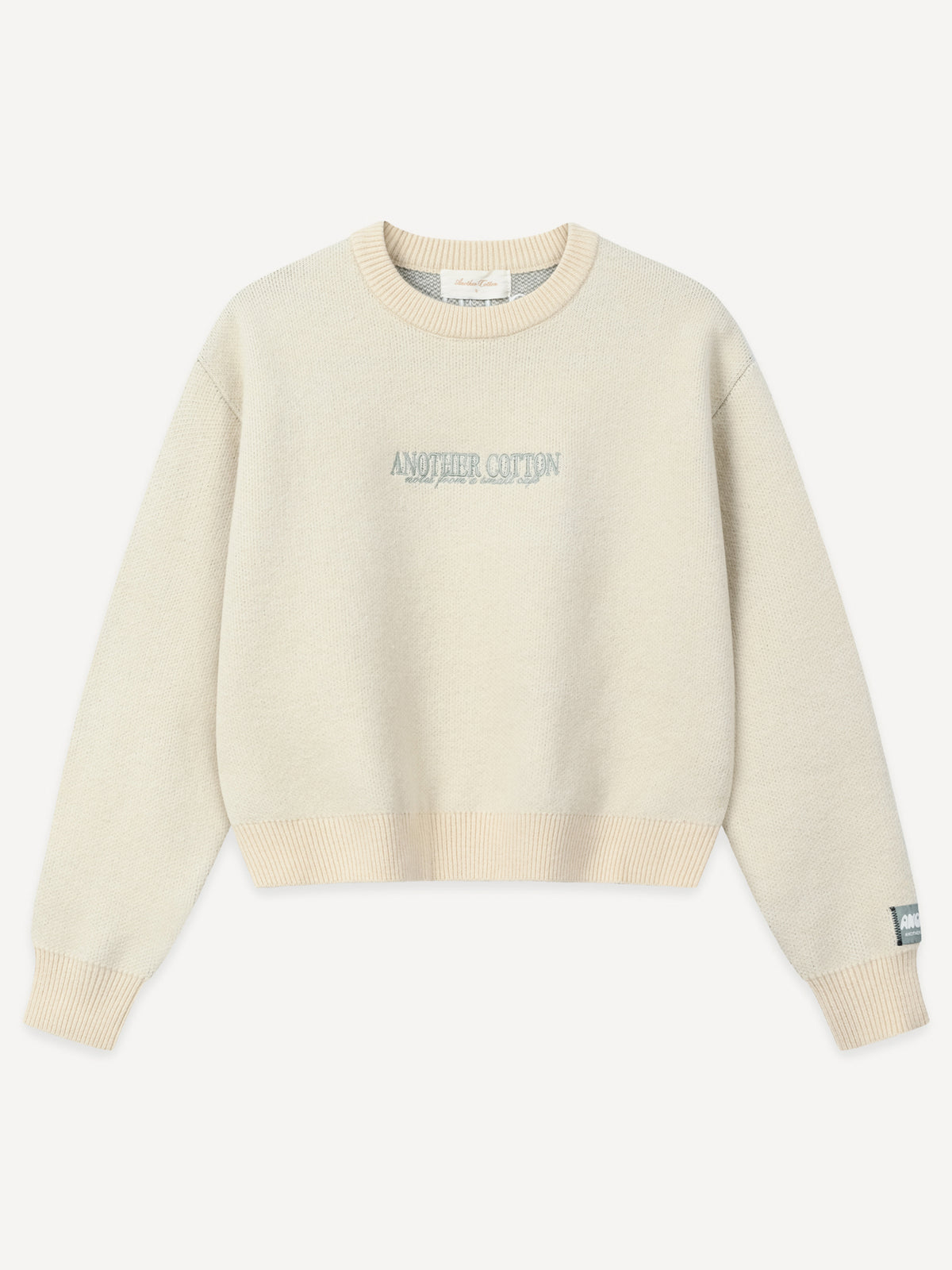 Notes Knit Sweatshirt WMN – Sand