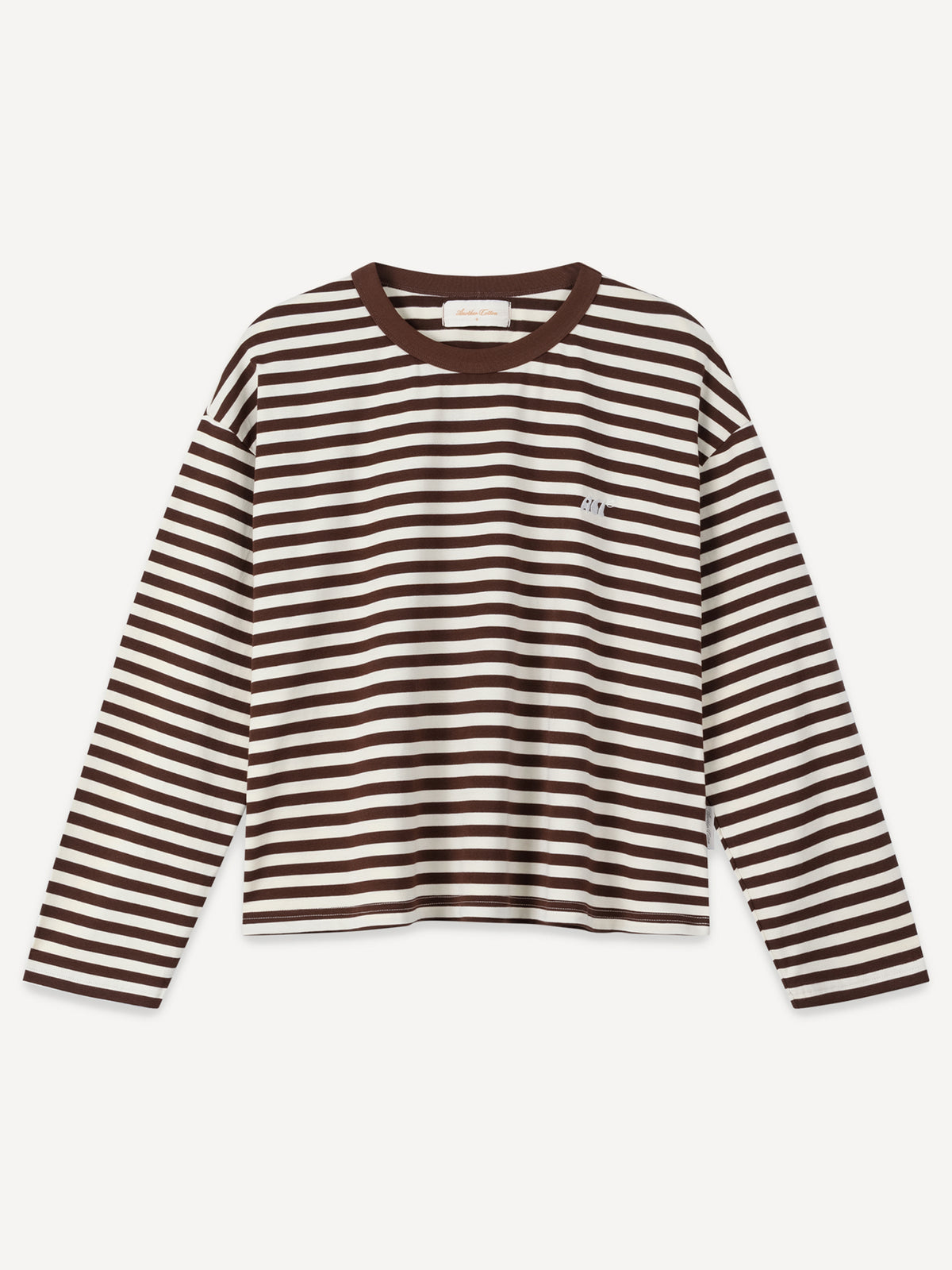 Another Stripe Longsleeve WMN – Off White Brown Stripes