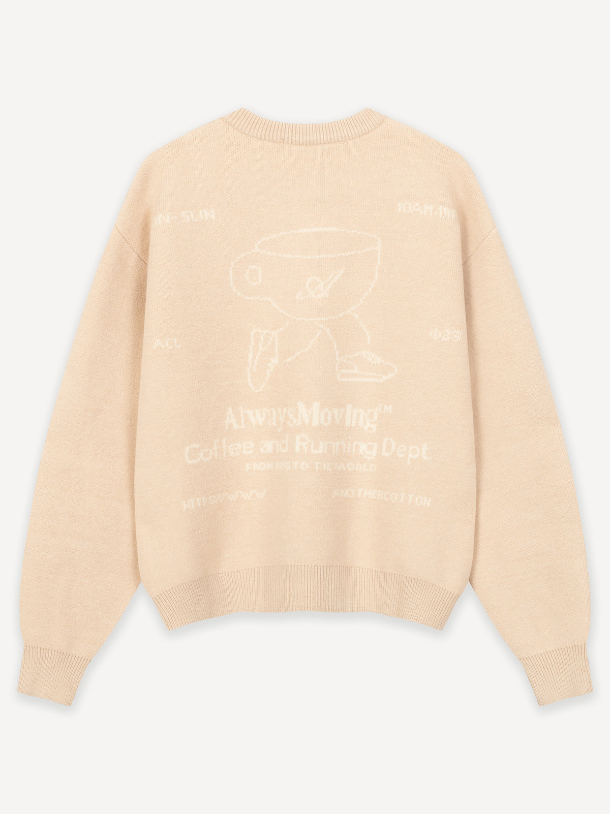 Always Moving Knit Sweater – Sand