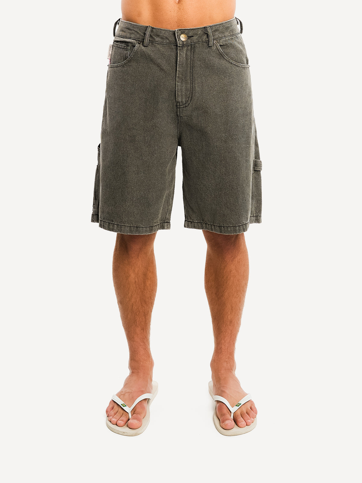 Another Carpenter Denim Shorts – Washed Black