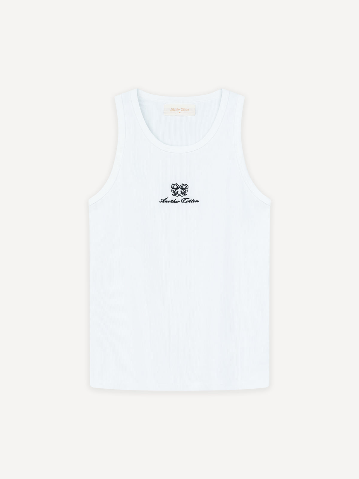 Another Rib Tank Top – White
