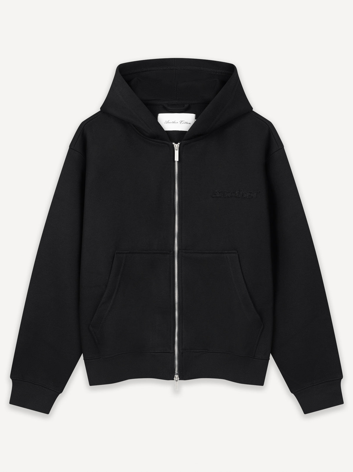 Another Signature 600gsm Scuba Heavy Zip – Black