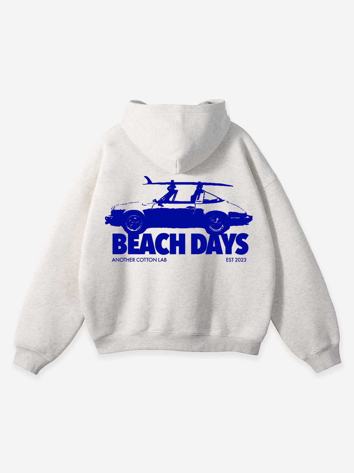 Beach Days Oversized Hoodie – Ash Grey
