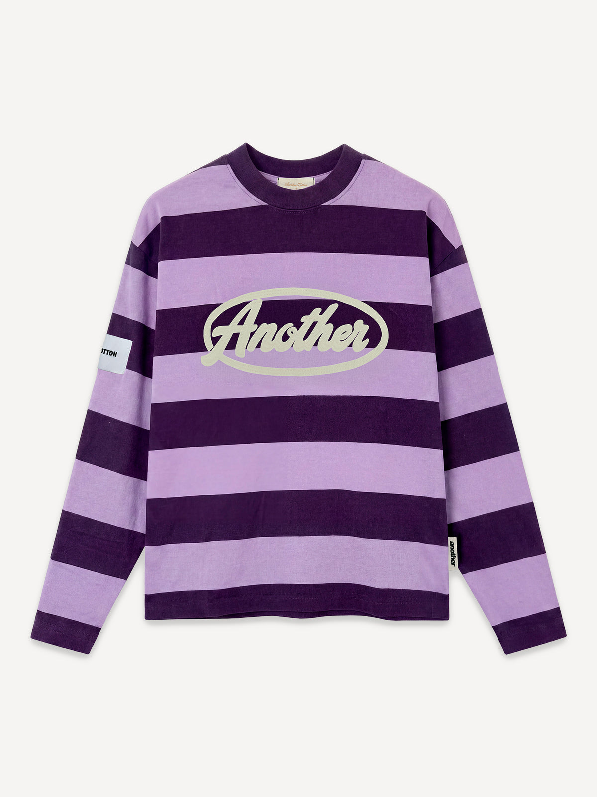 Another Signature Striped Longsleeve – Eggplant Striped