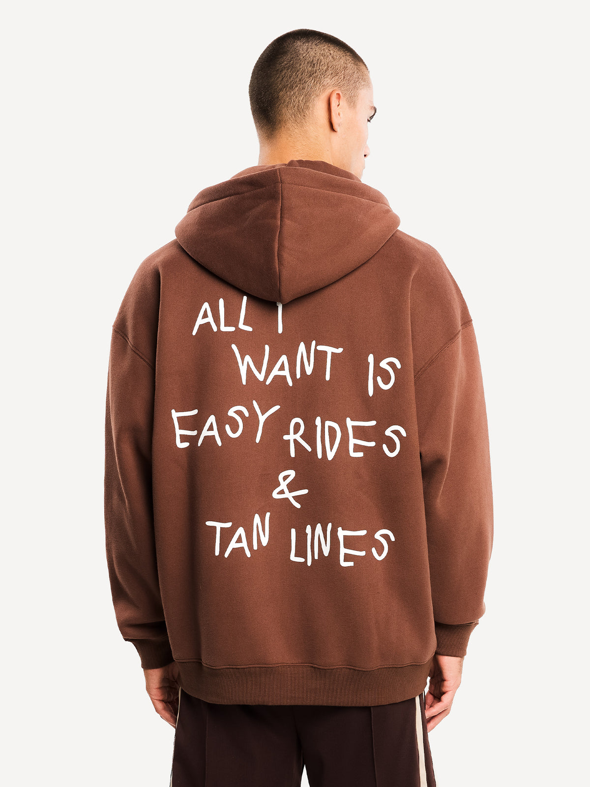 Easy Rides Zip Hoodie – Chocolate