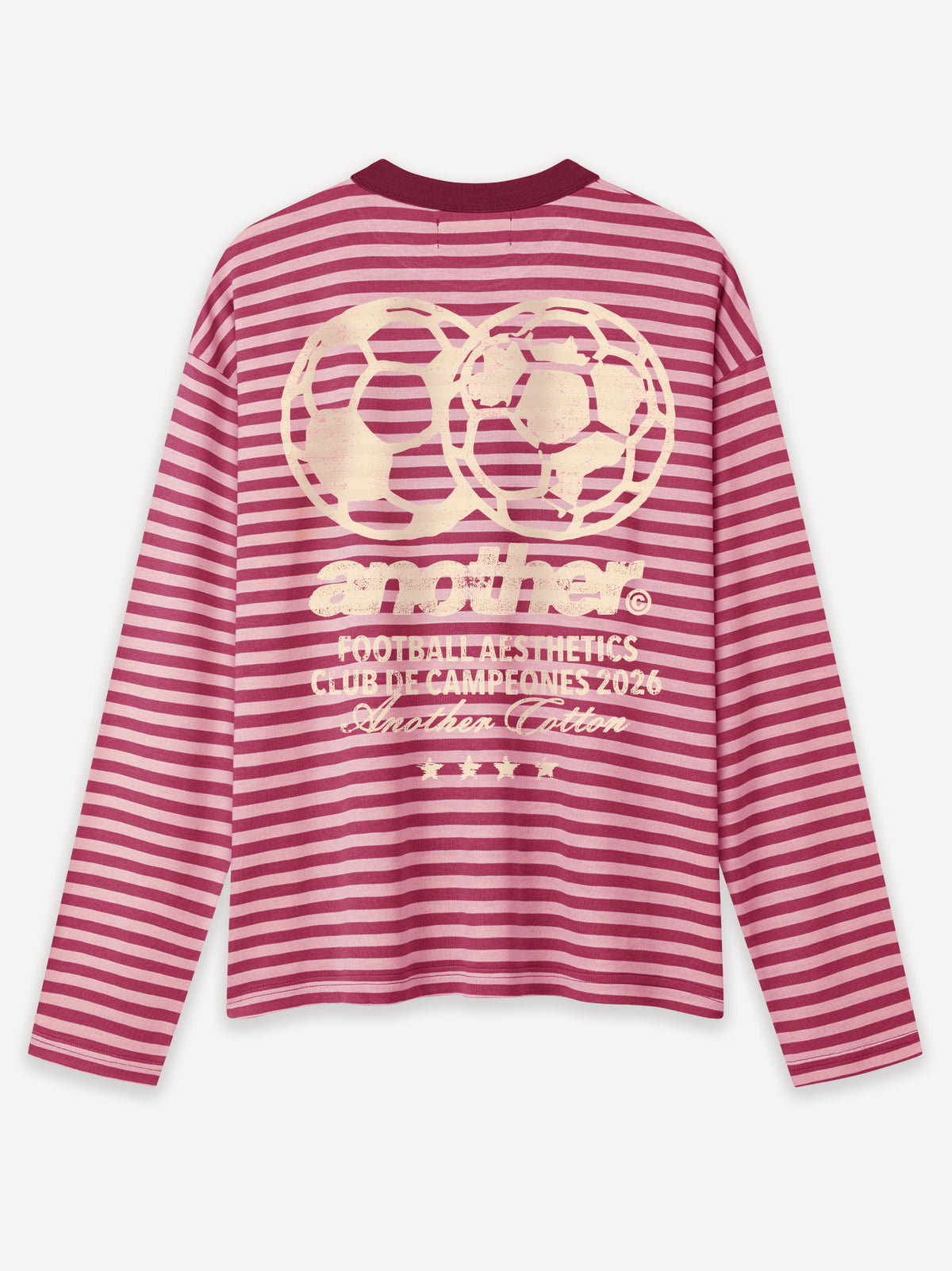Football Aesthetics Longsleeve – Pink Stripes
