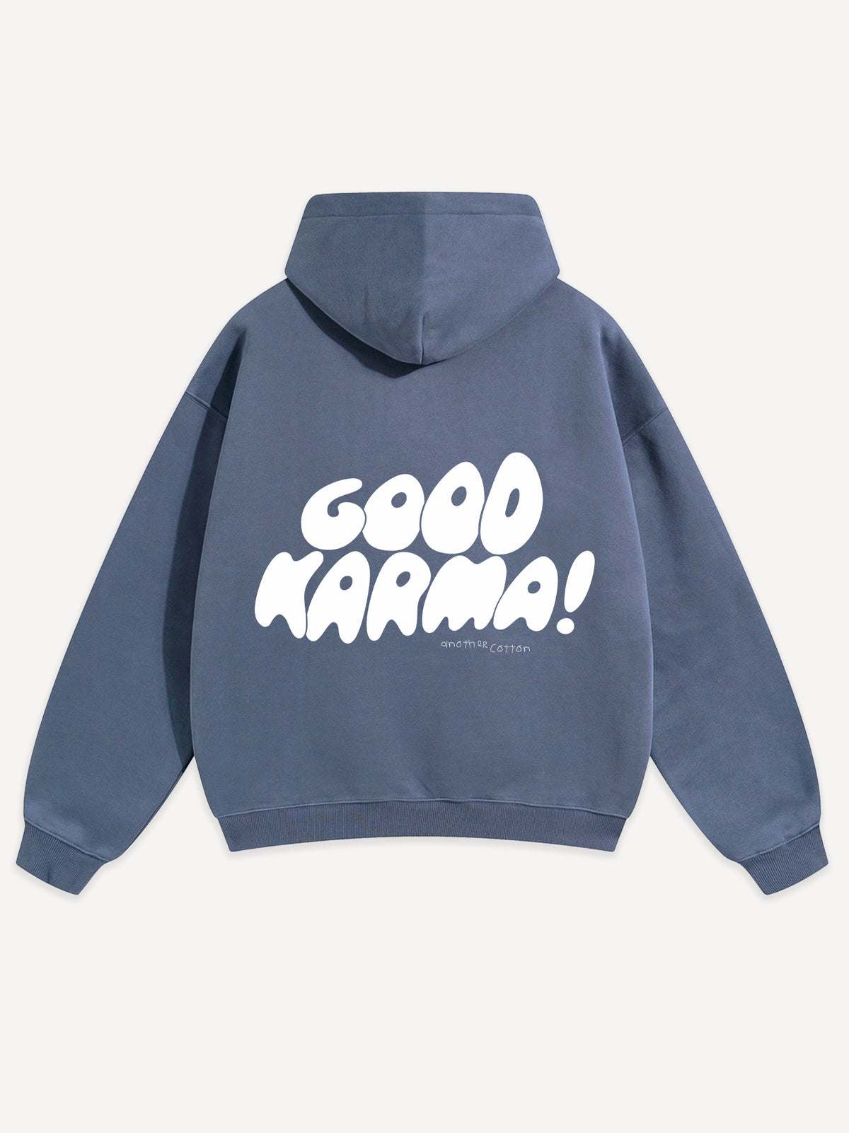 Good Karma Oversized Hoodie – Vintage Blue