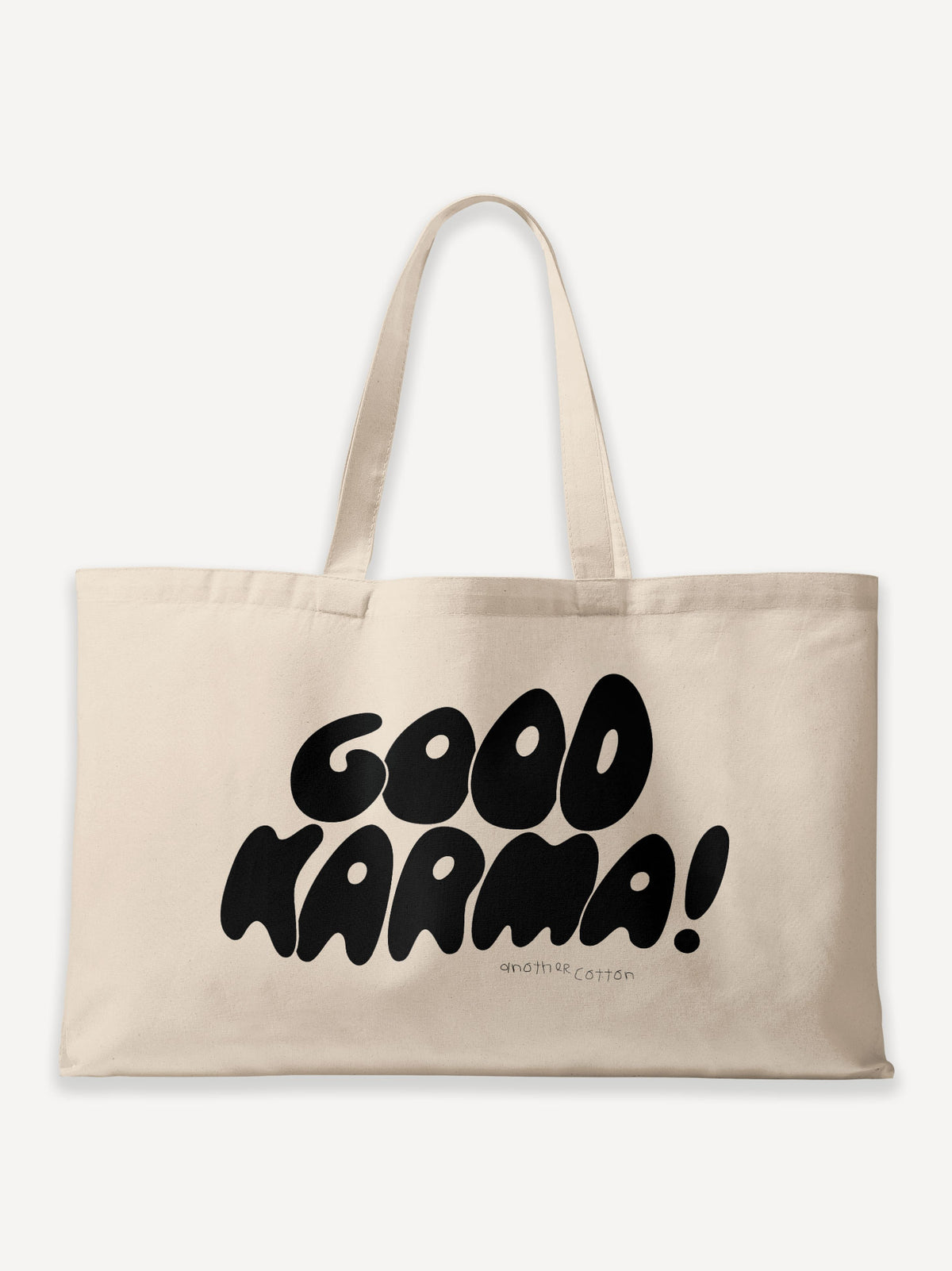 Good Karma Oversized Canvas Bag – Off White