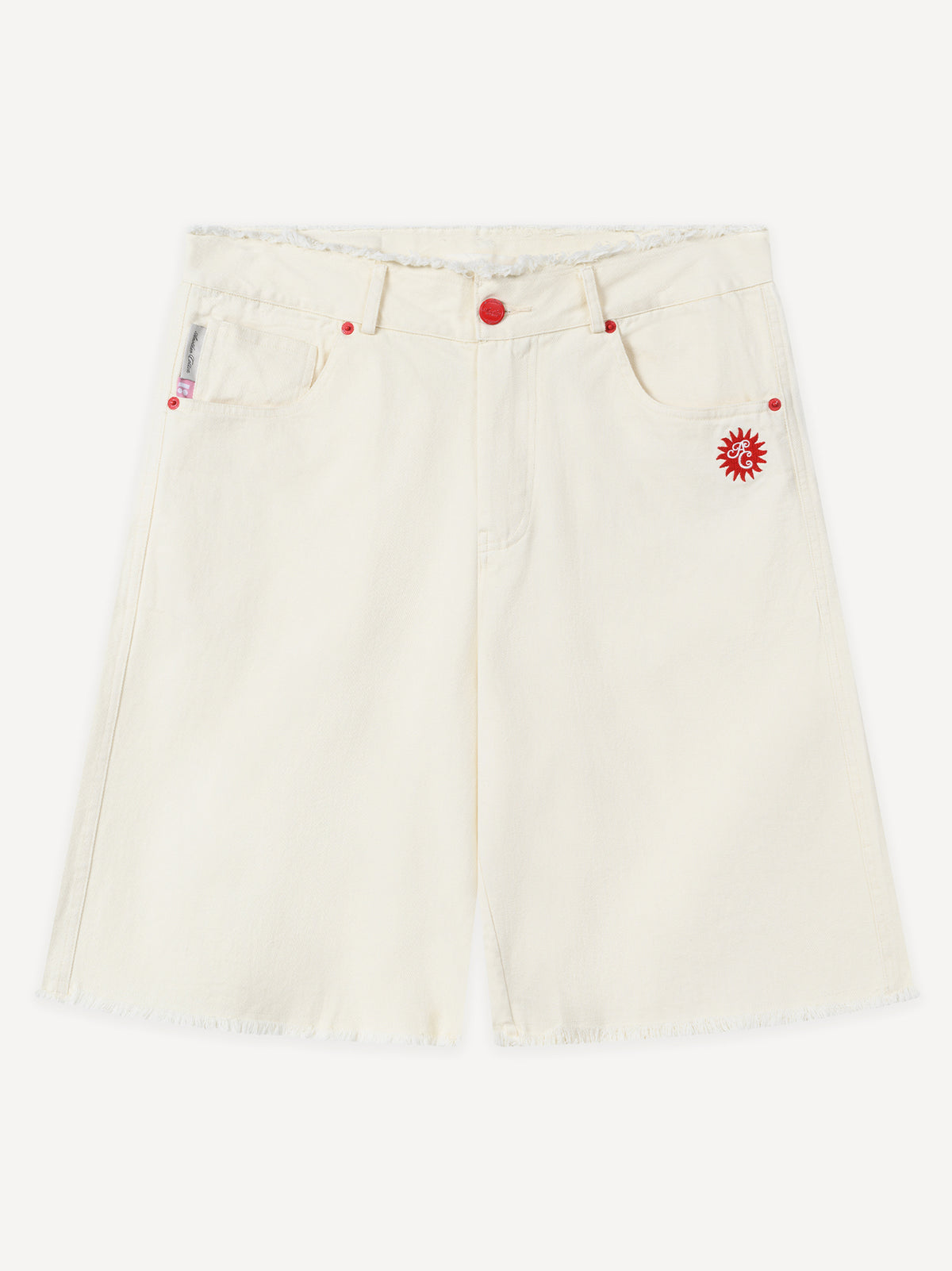 Hï Sunset Denim Shorts – Off White