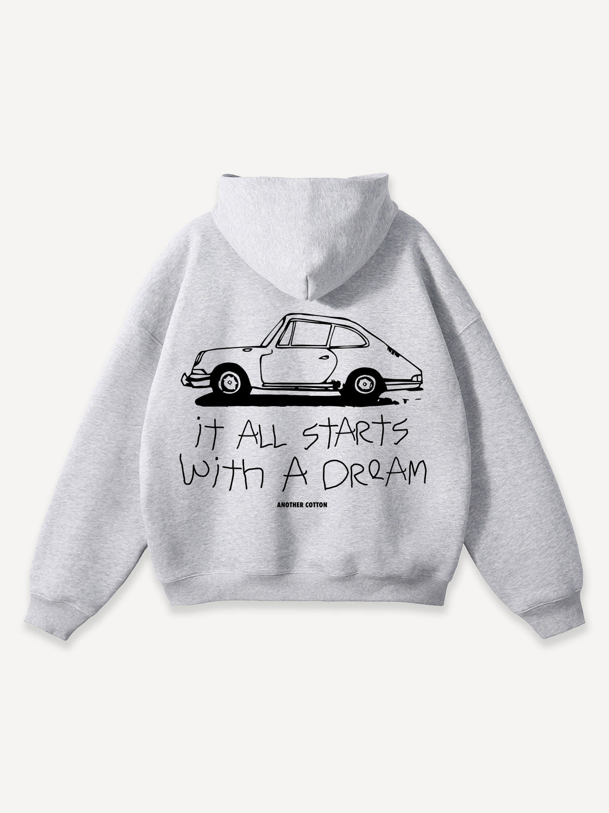 Dream Oversized Hoodie – Grau