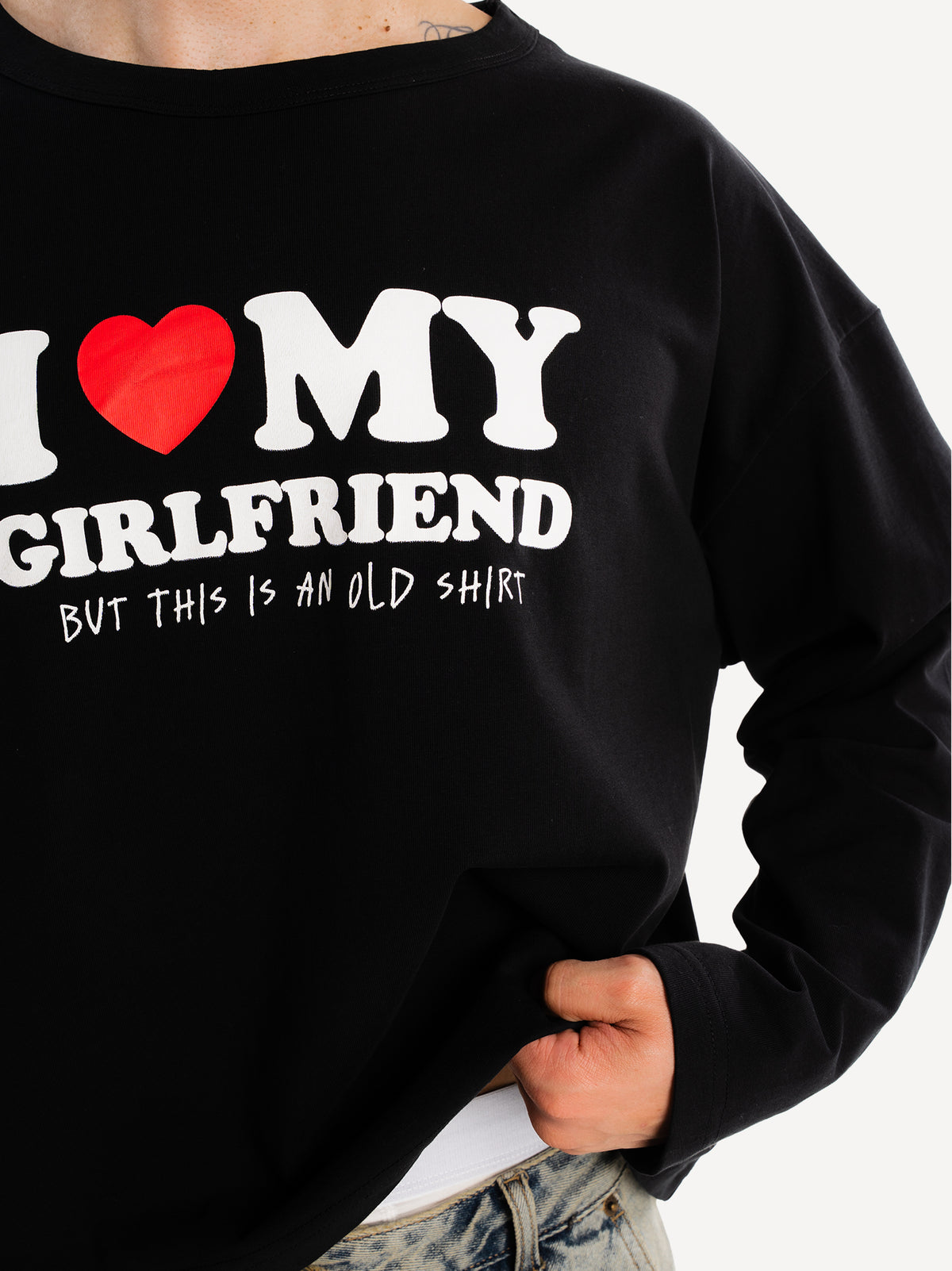 Love My Girlfriend Longsleeve – Black