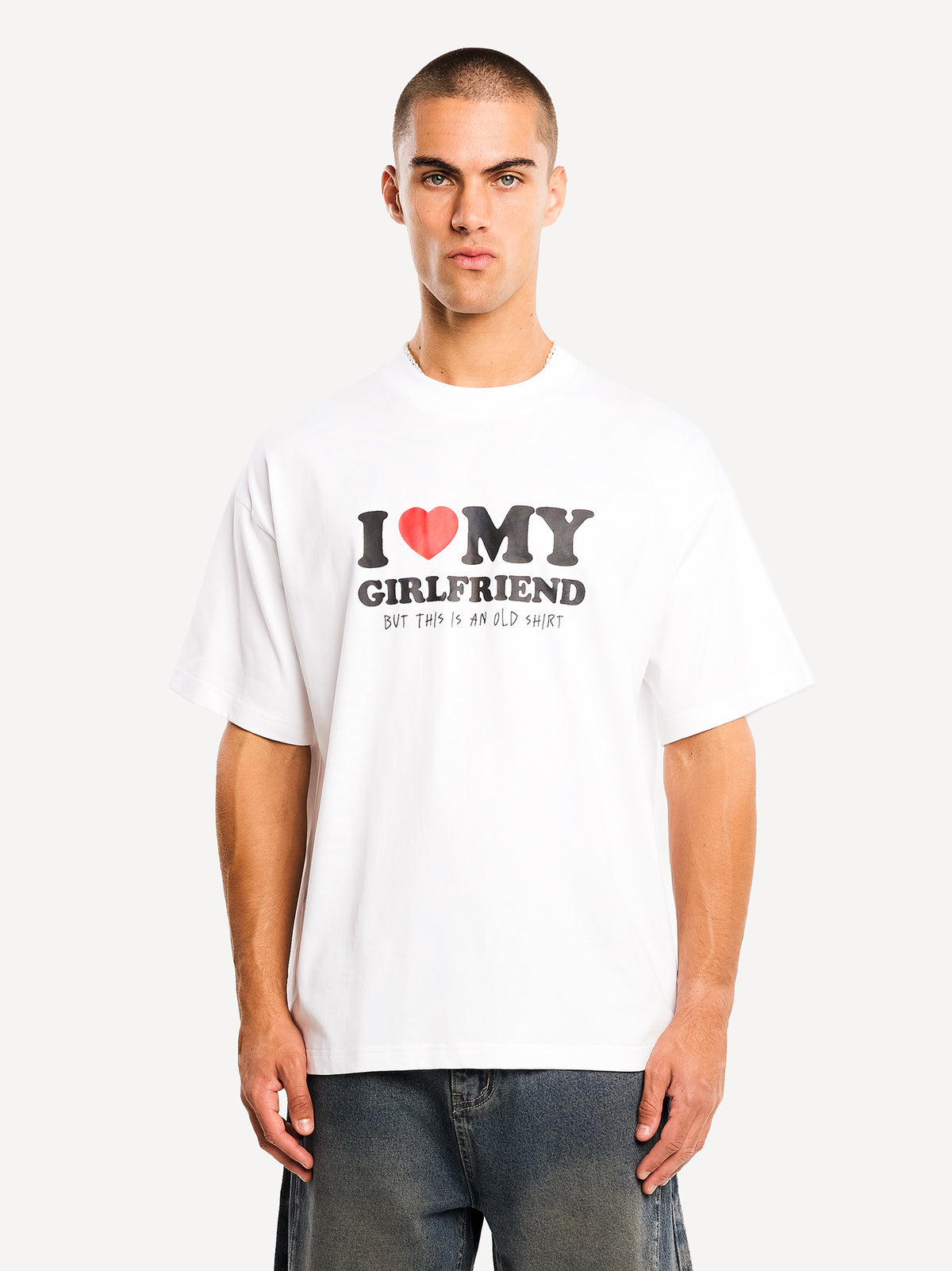 Love My Girlfriend T-Shirt – White