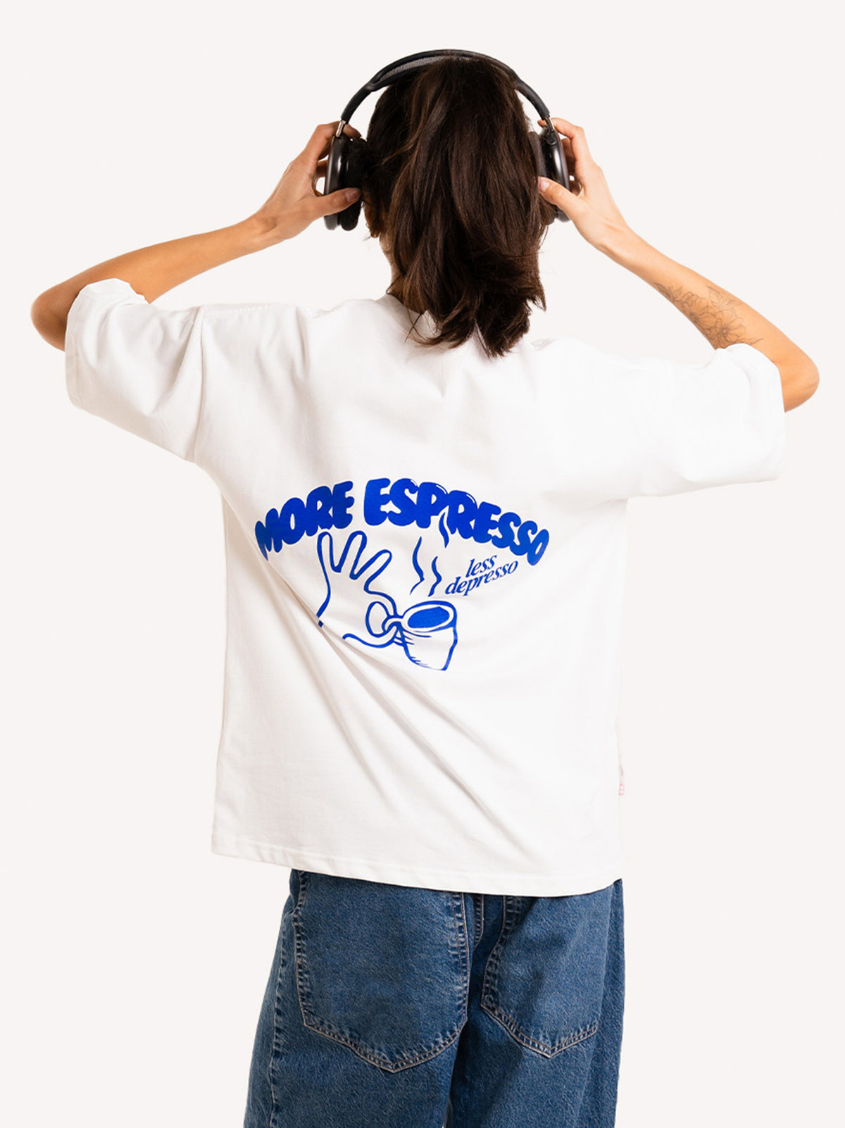 More Espresso T-Shirt – Wit