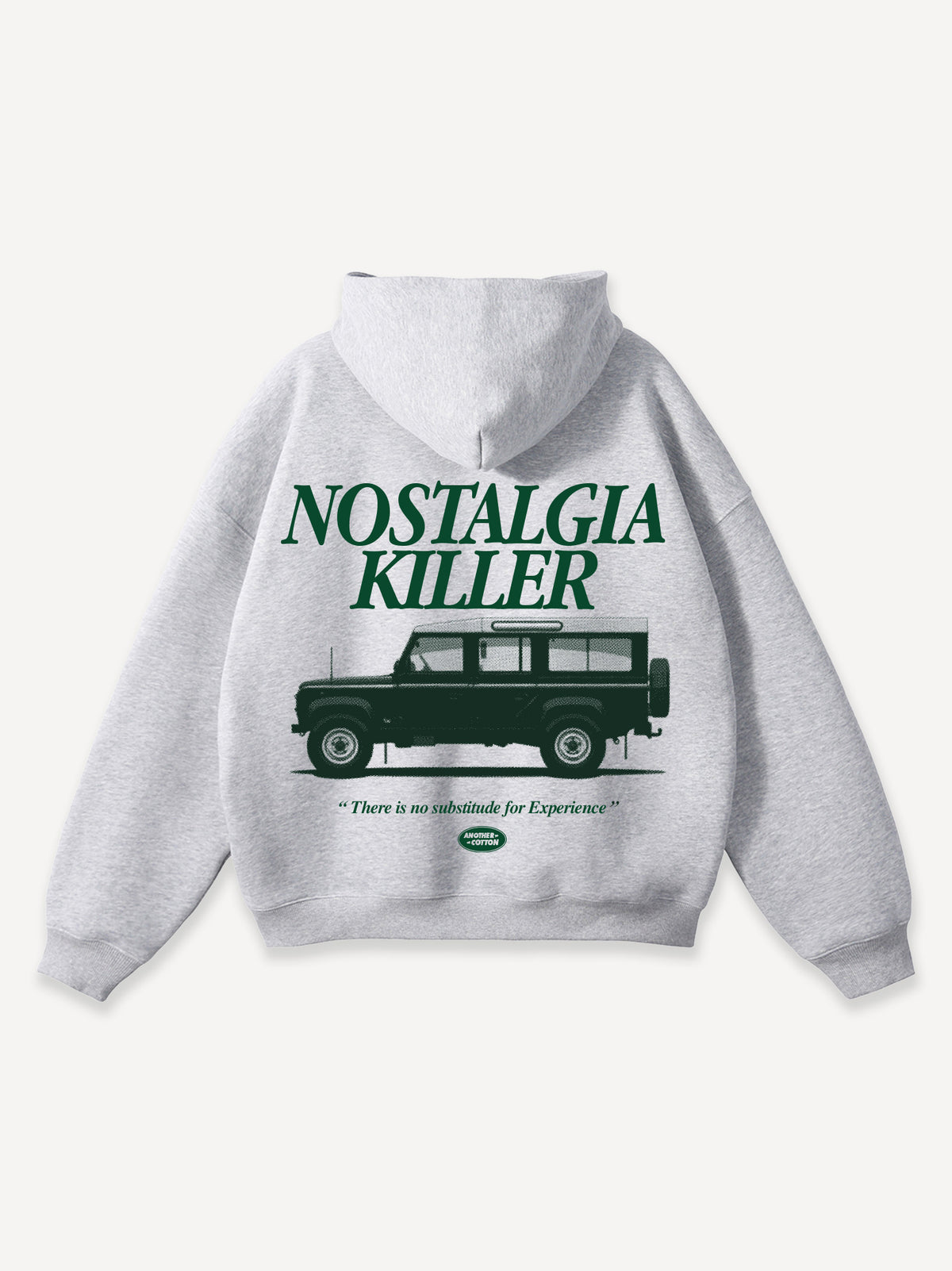 Nostalgia Killer Oversized Hoodie – Grau