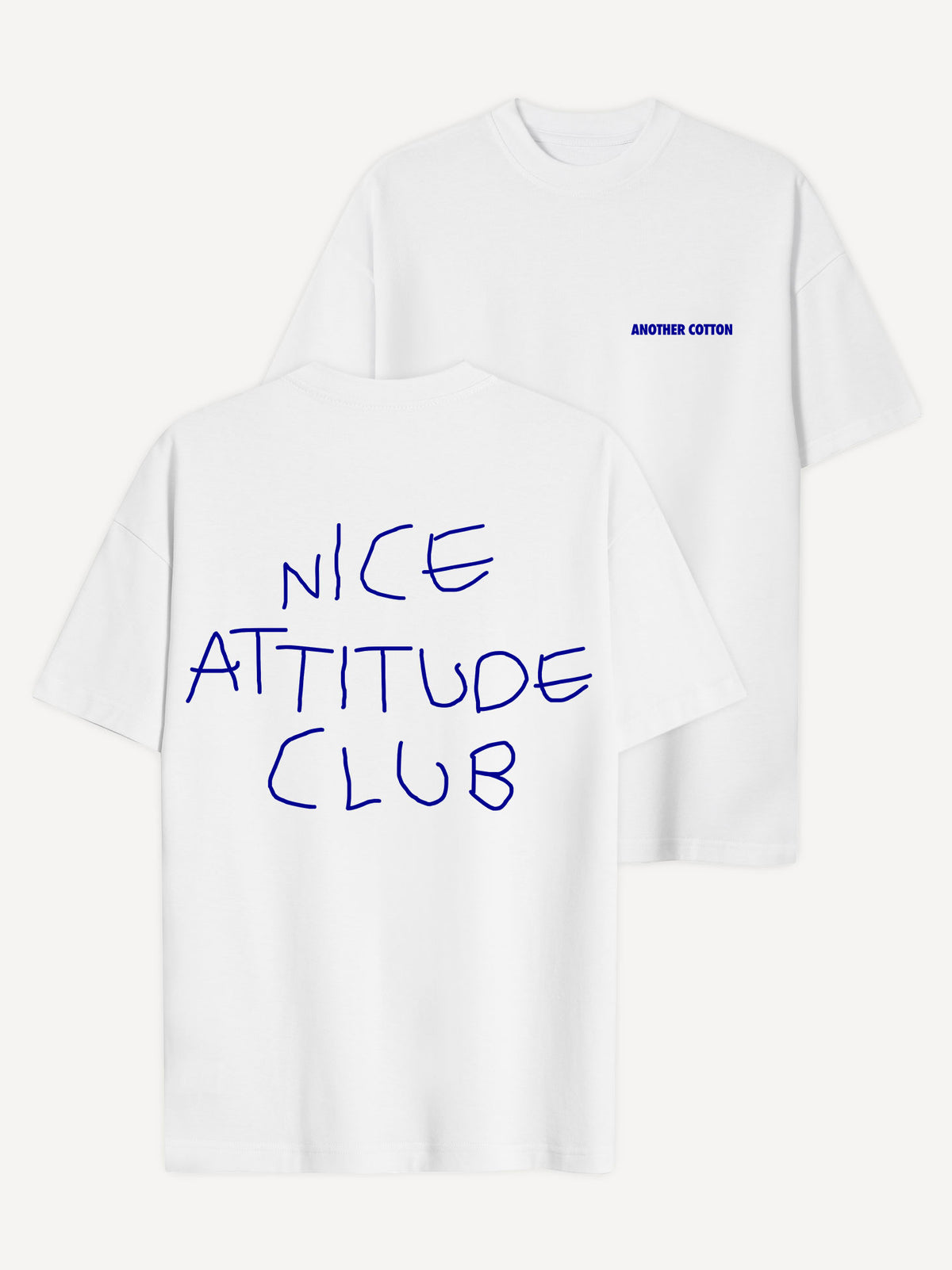 Nice Attitude Club T-Shirt – White