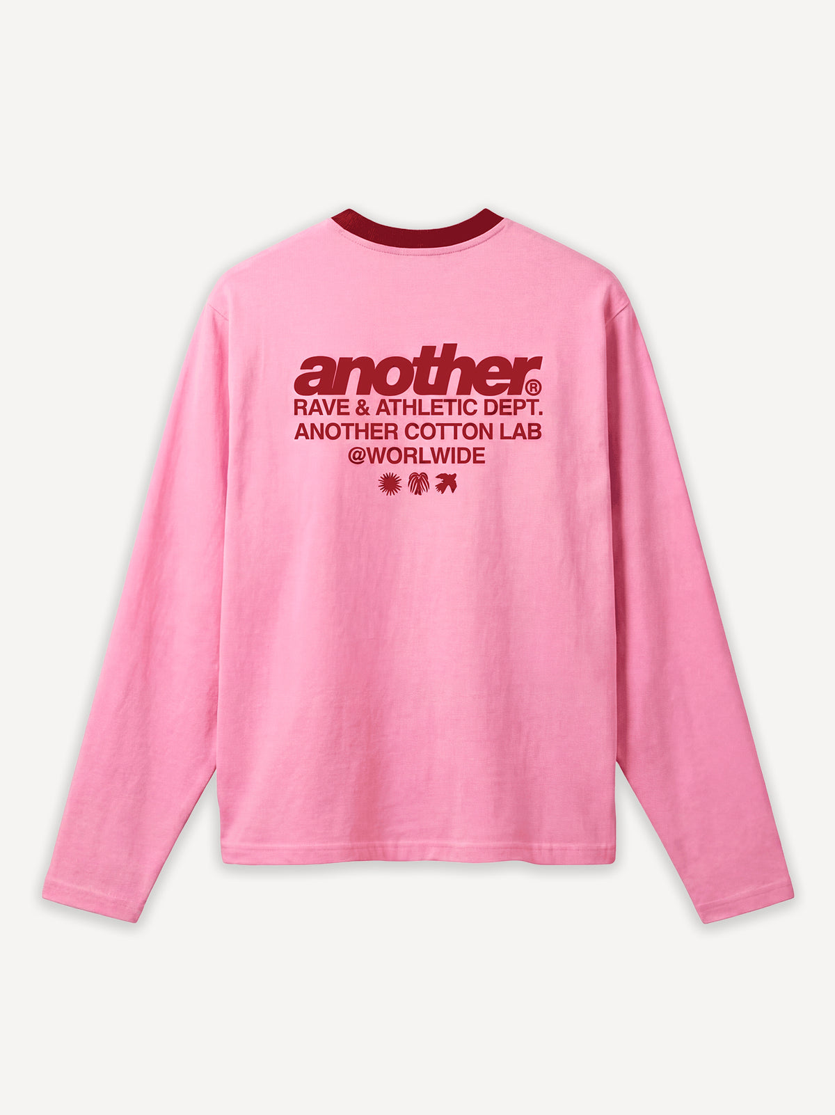 Rave & Athletic Dept. Ringer Longsleeve – Pink