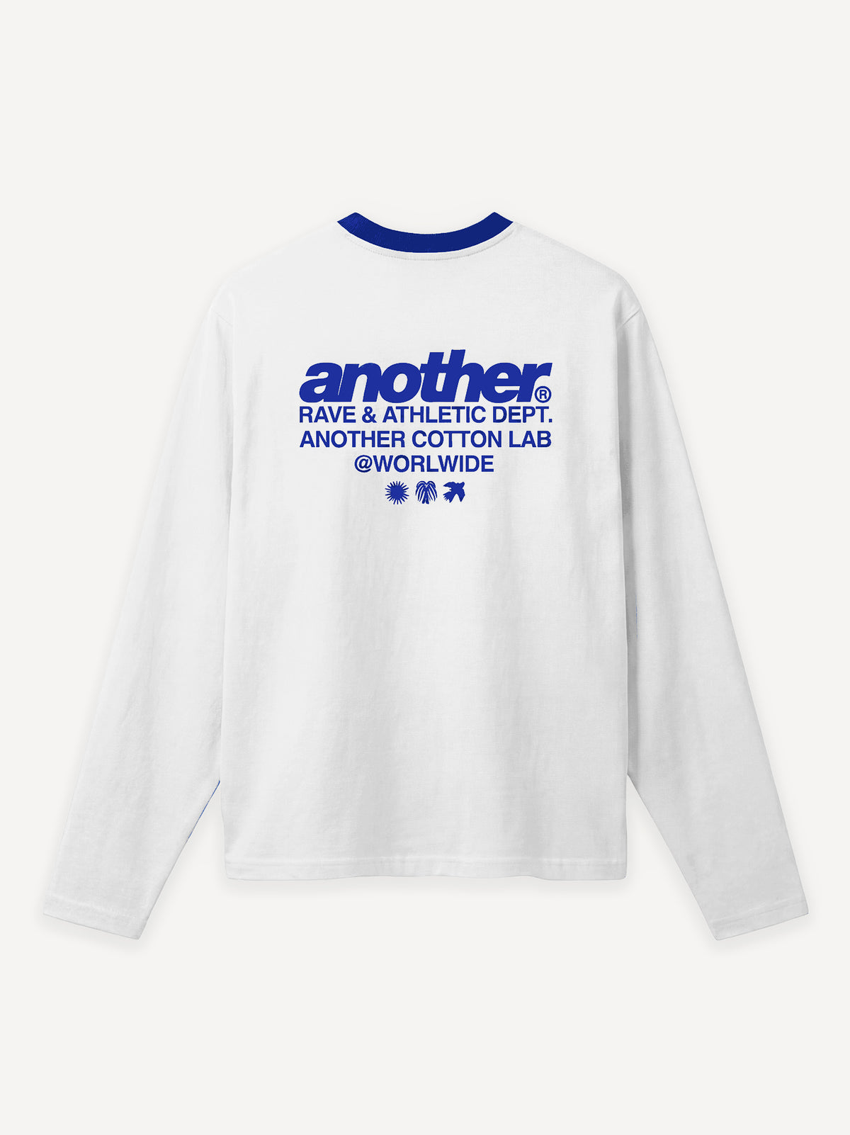 Rave & Athletic Dept. Ringer Longsleeve – White