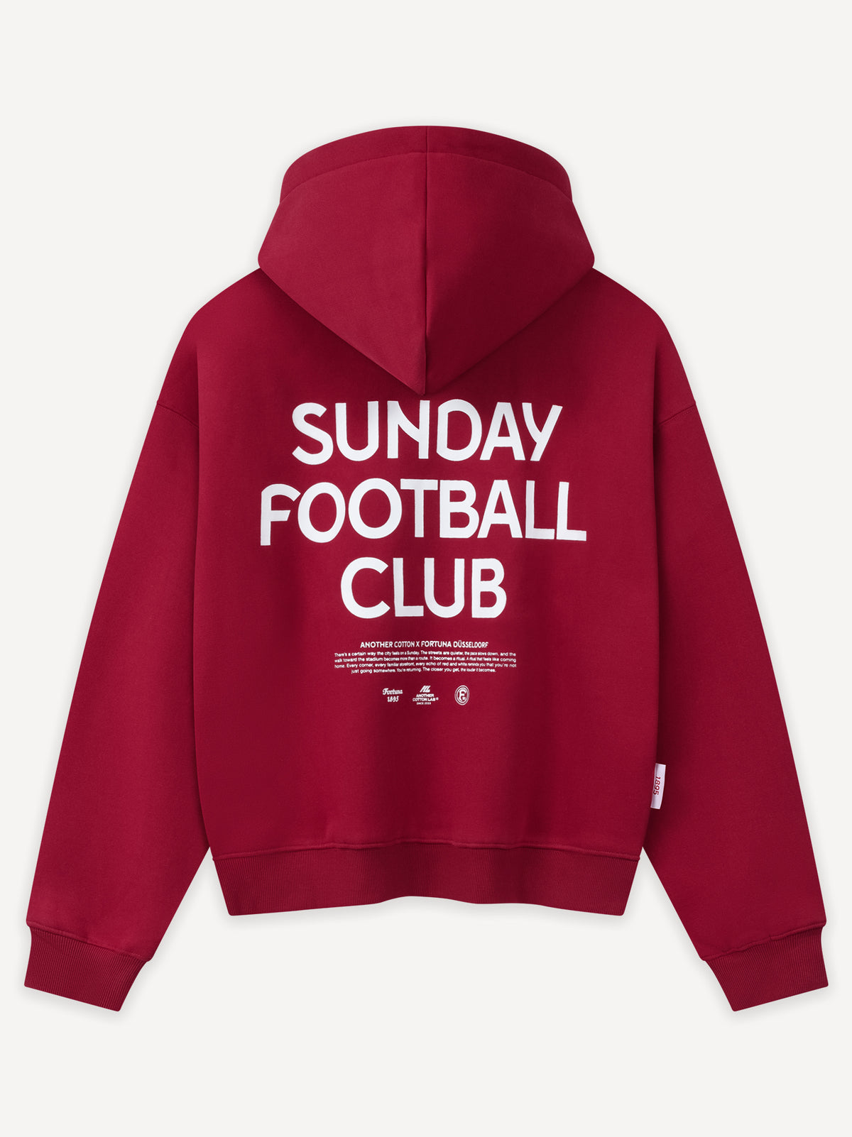 ACL x F95 Sunday Football Club Hoodie – Red