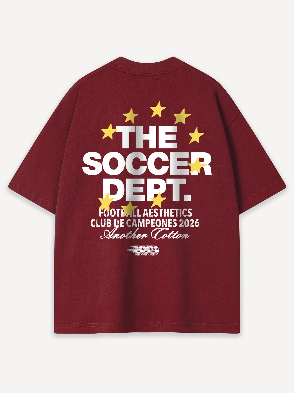 Soccer Dept. T-Shirt – Burgundy