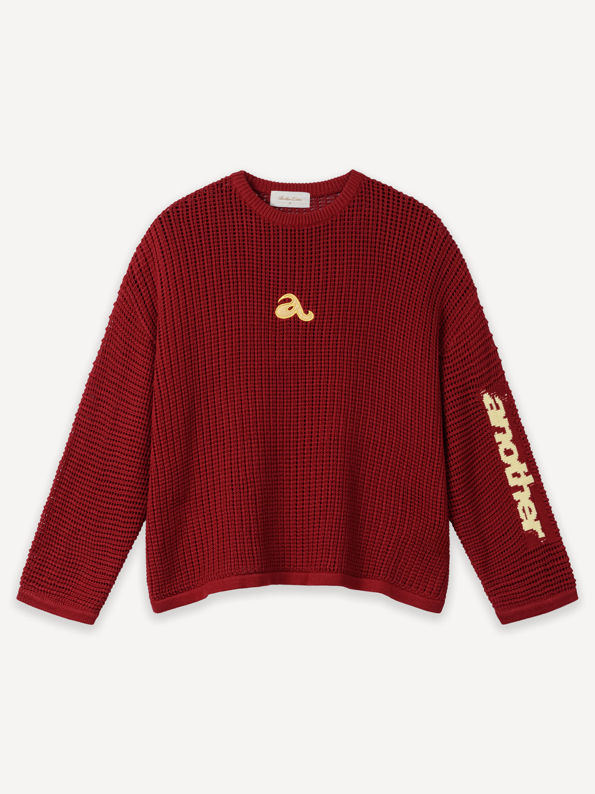 Crochet Summer Knit Sweater – Red