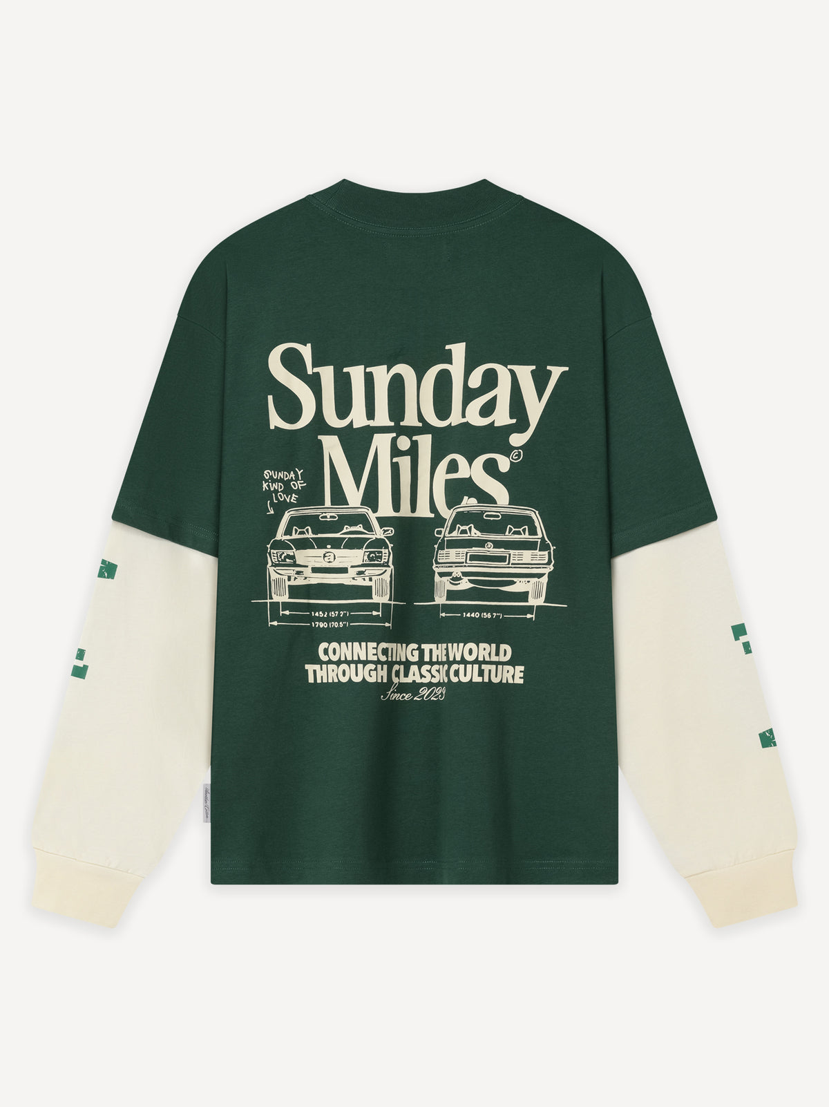 Sunday Miles Double Layer Longsleeve – Bottle Green