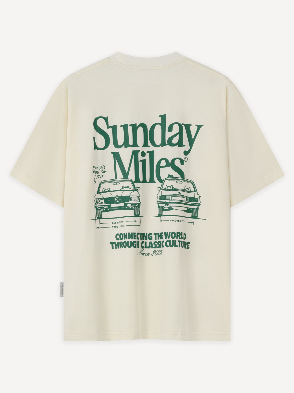Sunday Miles T-Shirt – Off White