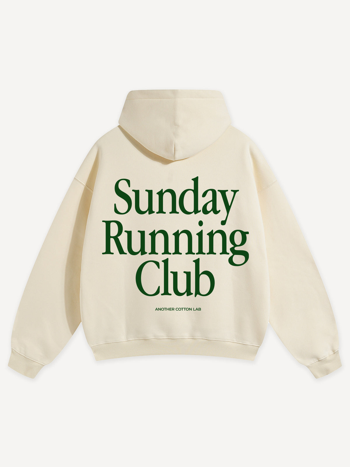 Sunday Running Club Oversized Hoodie – Off White