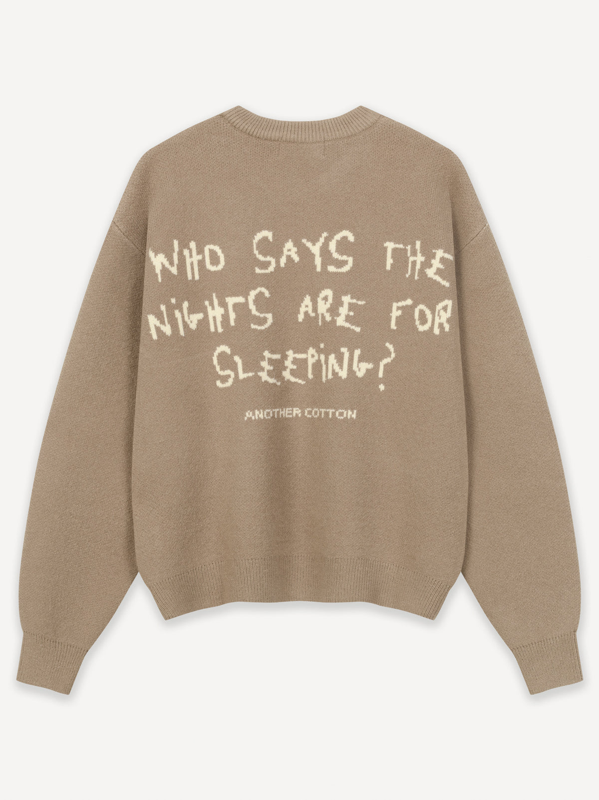 Who Says Knit Sweater – Beige