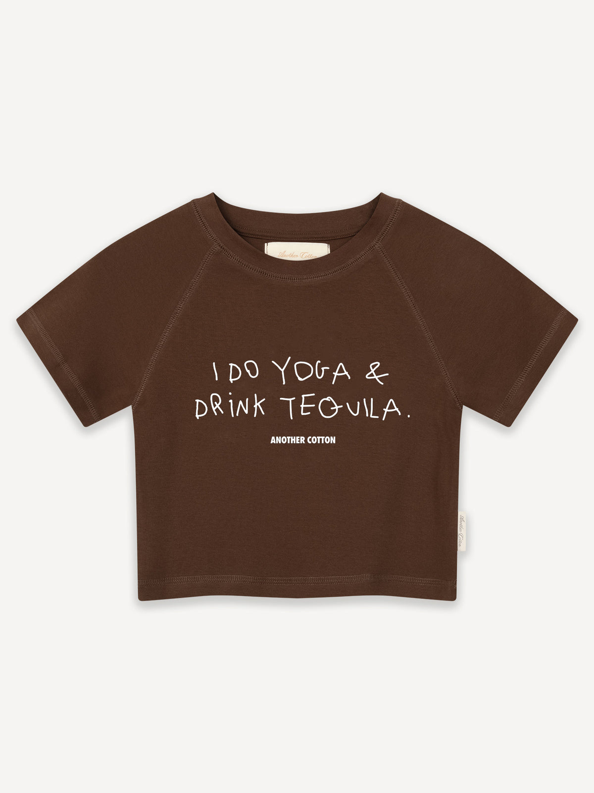 Yoga & Tequila Baby T-Shirt – Brown