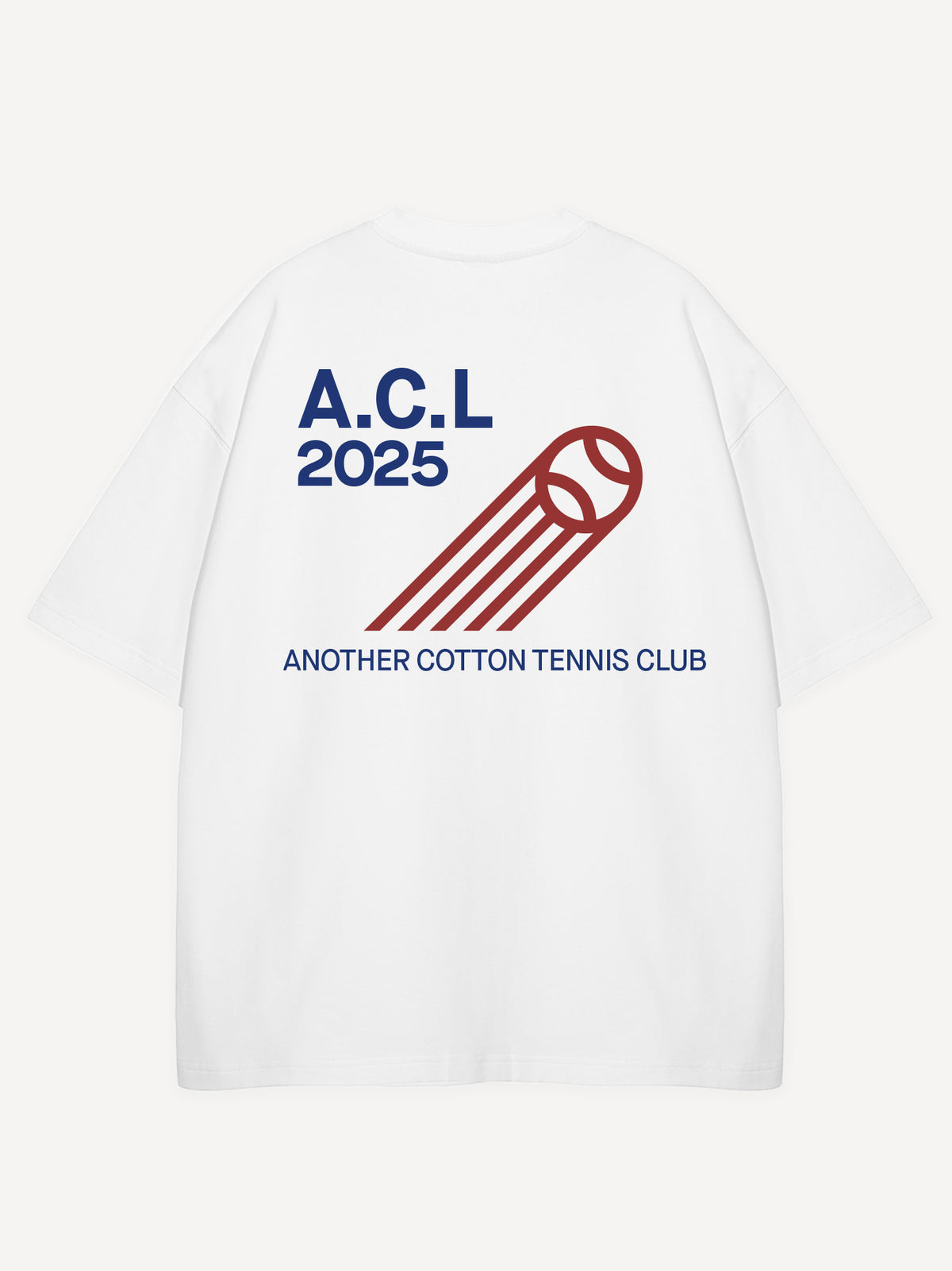 ACL Tennis Club Oversized T-Shirt – White