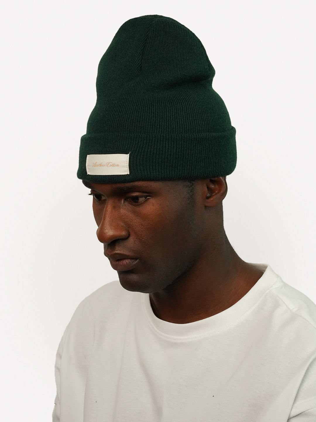 Another Cotton Nostalgia Beanie – Bottle Green