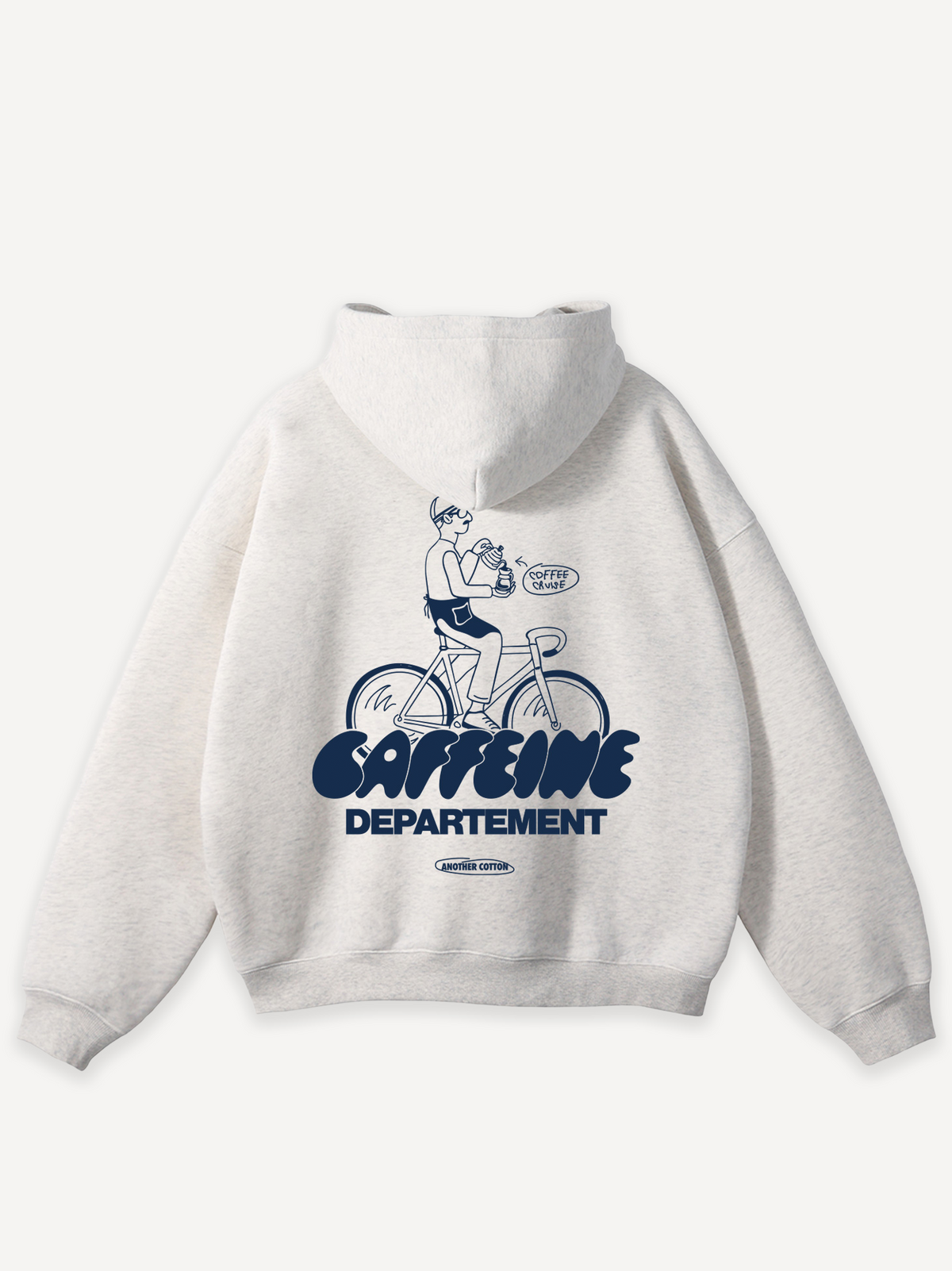 Caffeine Department Hoodie – Ash Grey