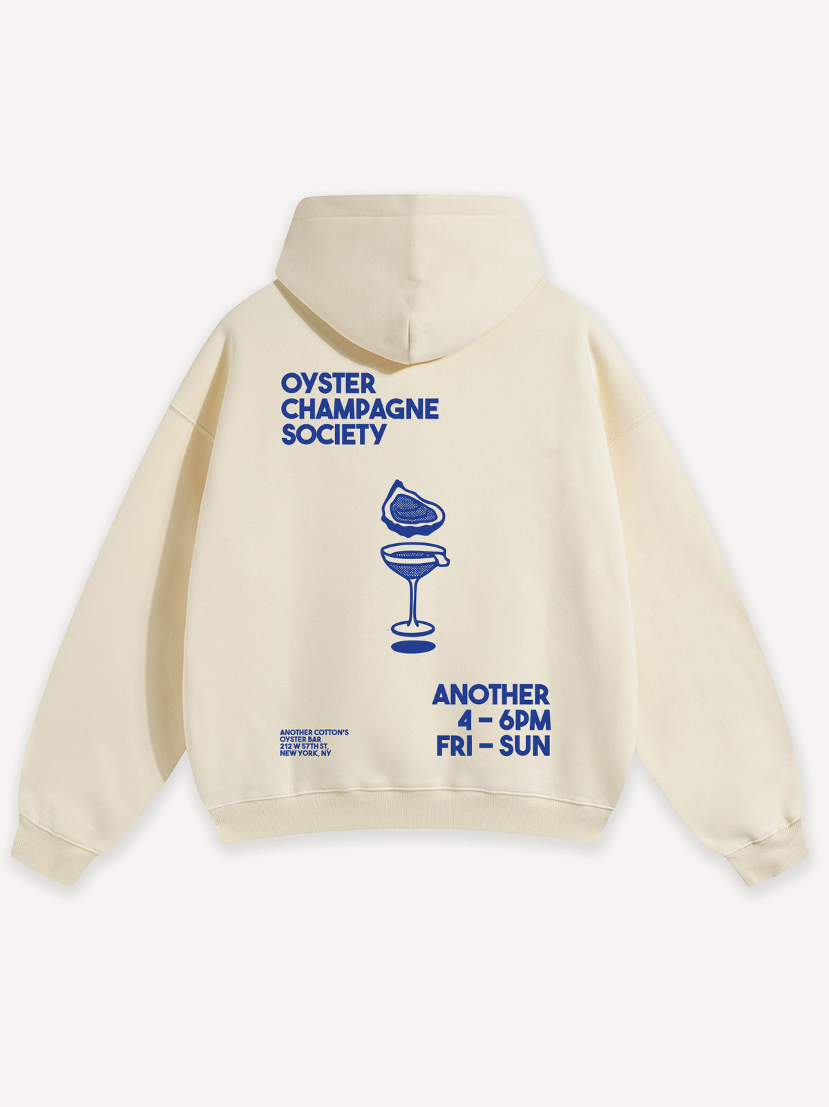 Oyster & Champagne Hoodie – Off White