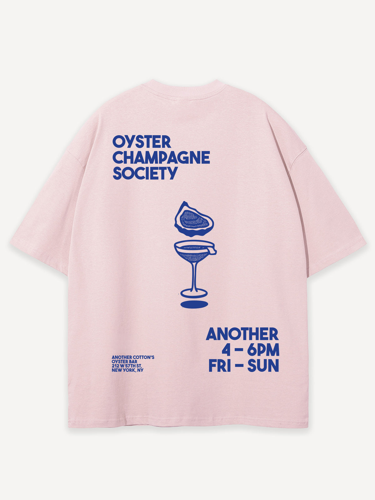 Oyster & Champagne T-Shirt – Pink