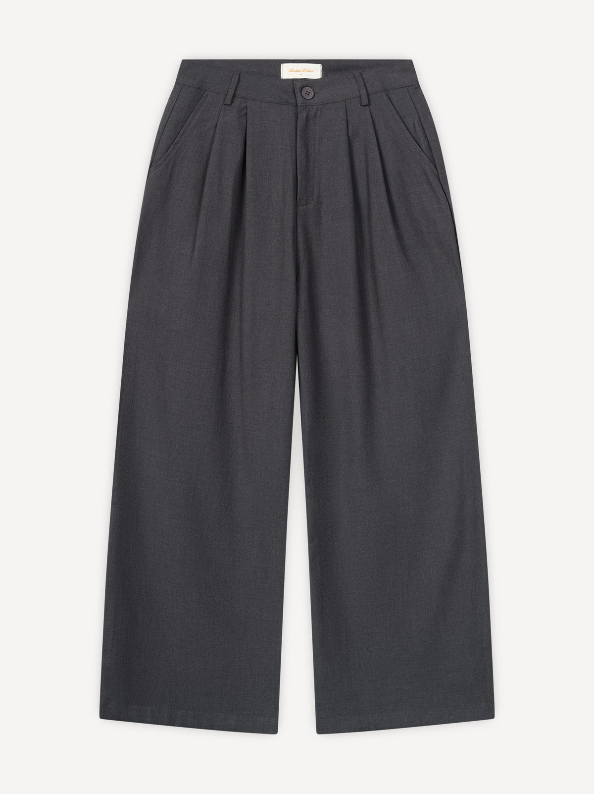 Another Double Pleated Pants Women – Dark Grey