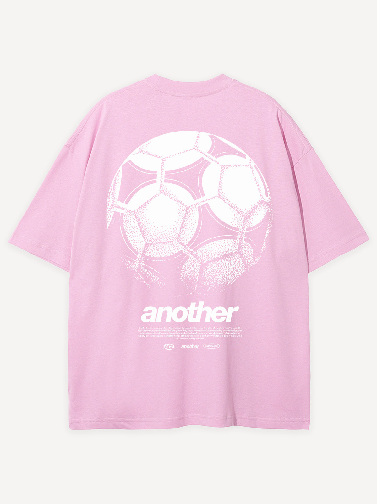 Another Soccer Oversize T-Shirt – Baby Pink