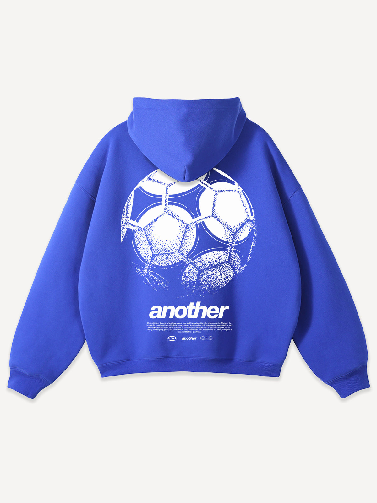 Another Soccer Oversized Hoodie – Royal Blue