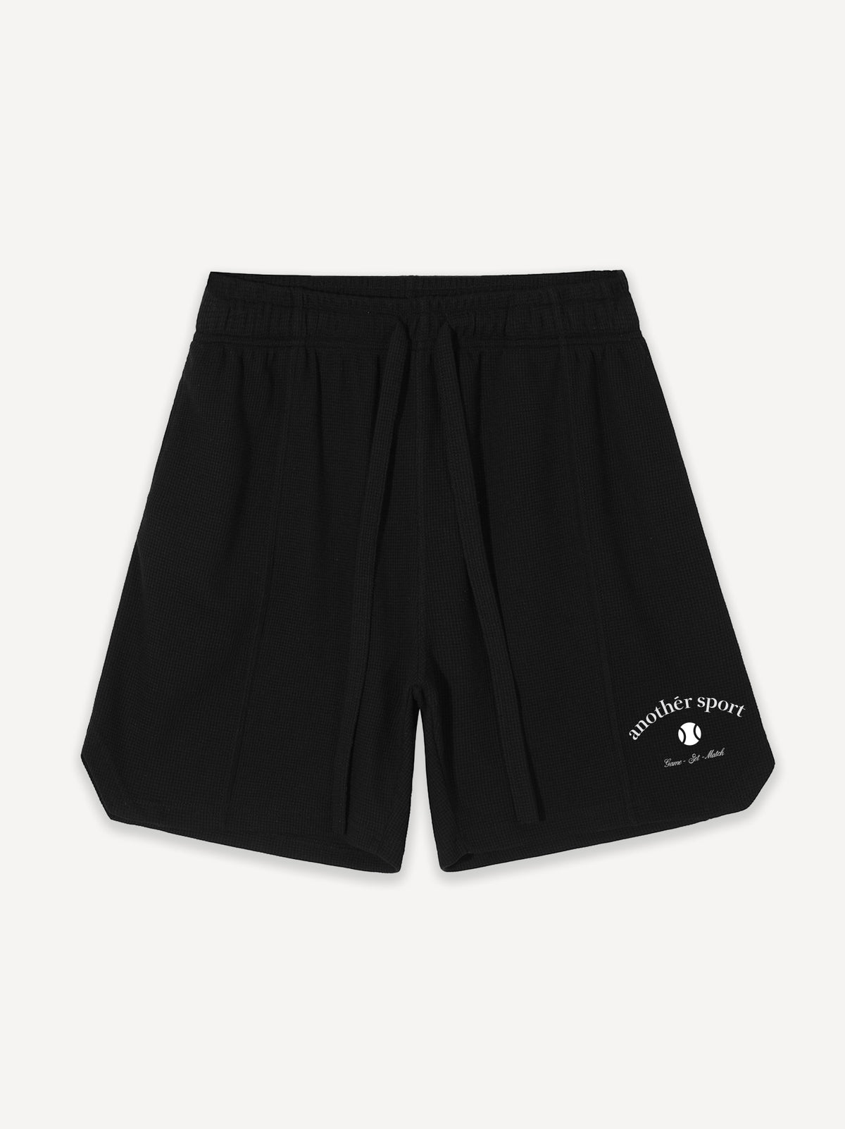 Another Sports Waffle Shorts – Black