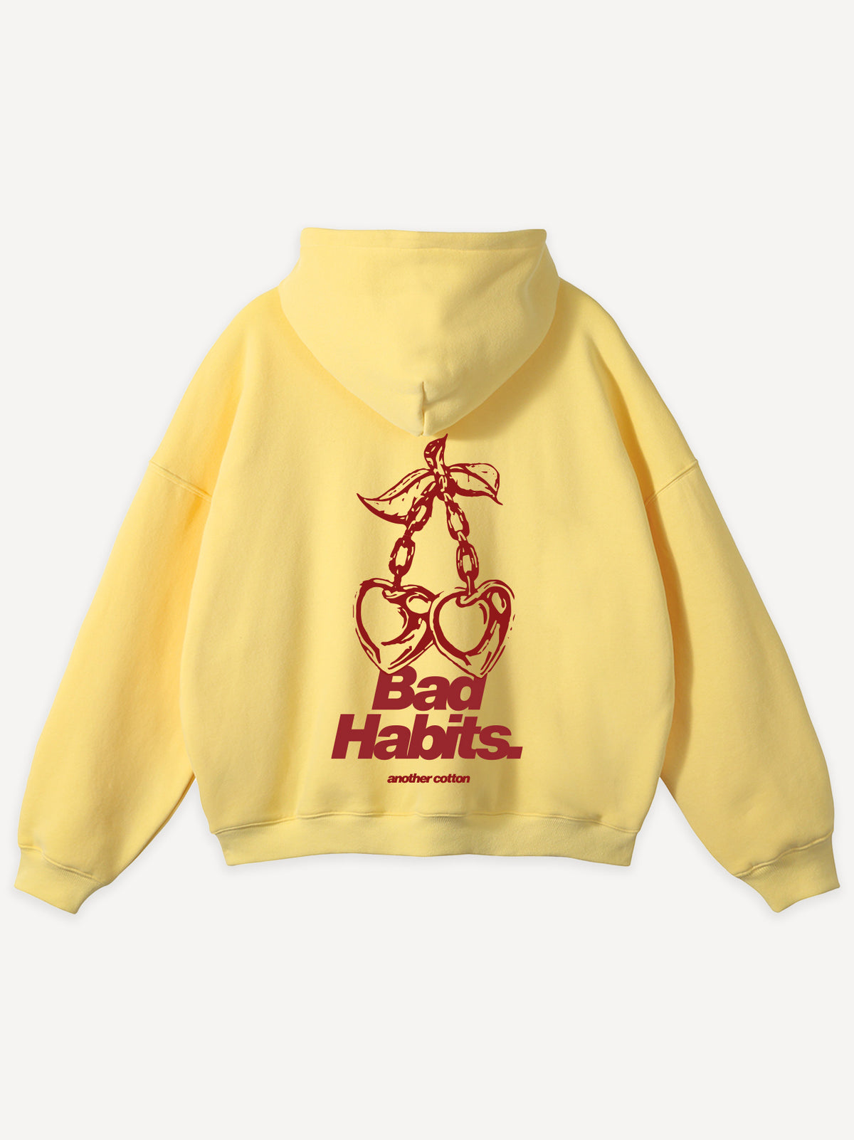 Bad Habits Oversized Hoodie – Yellow