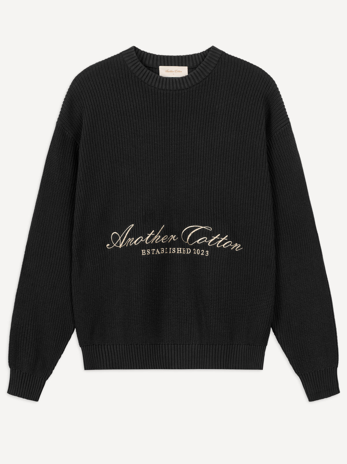Established Knit Sweater – Black