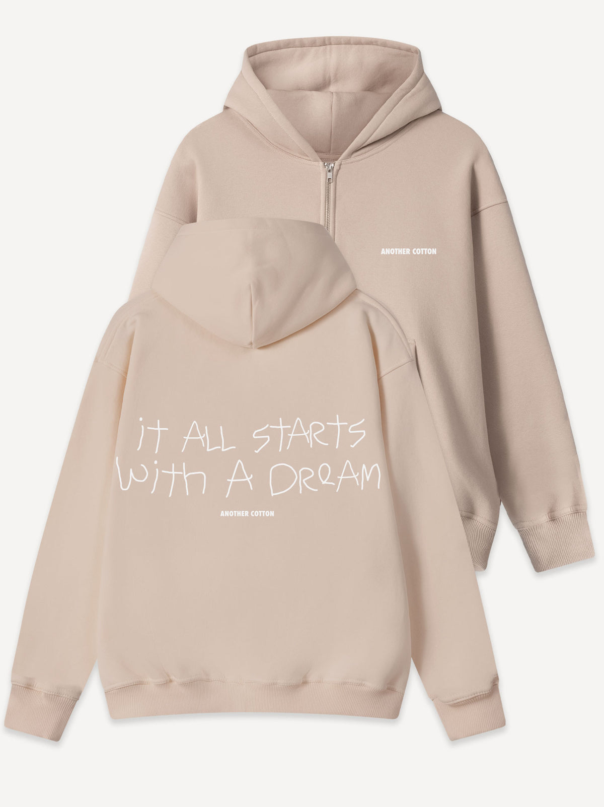 Dream Zip Hoodie – Moonlight