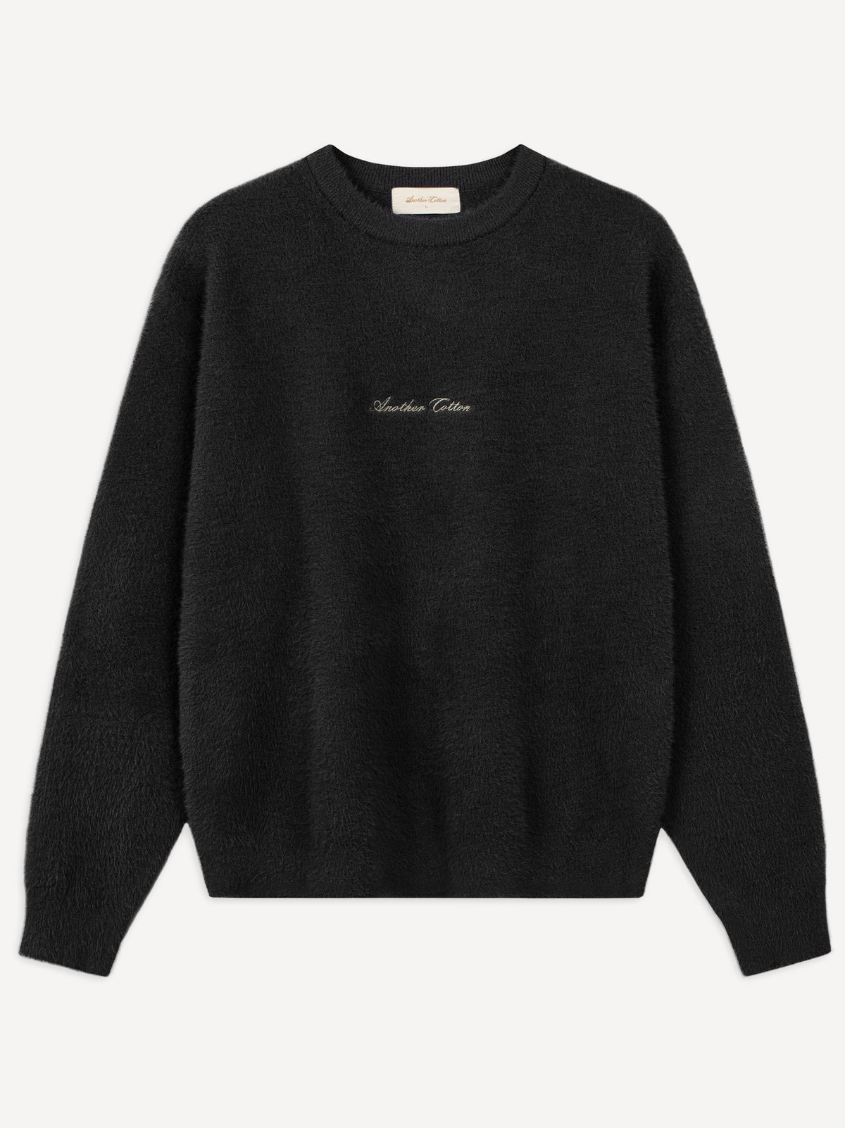 Mohair Knit Sweater – Black