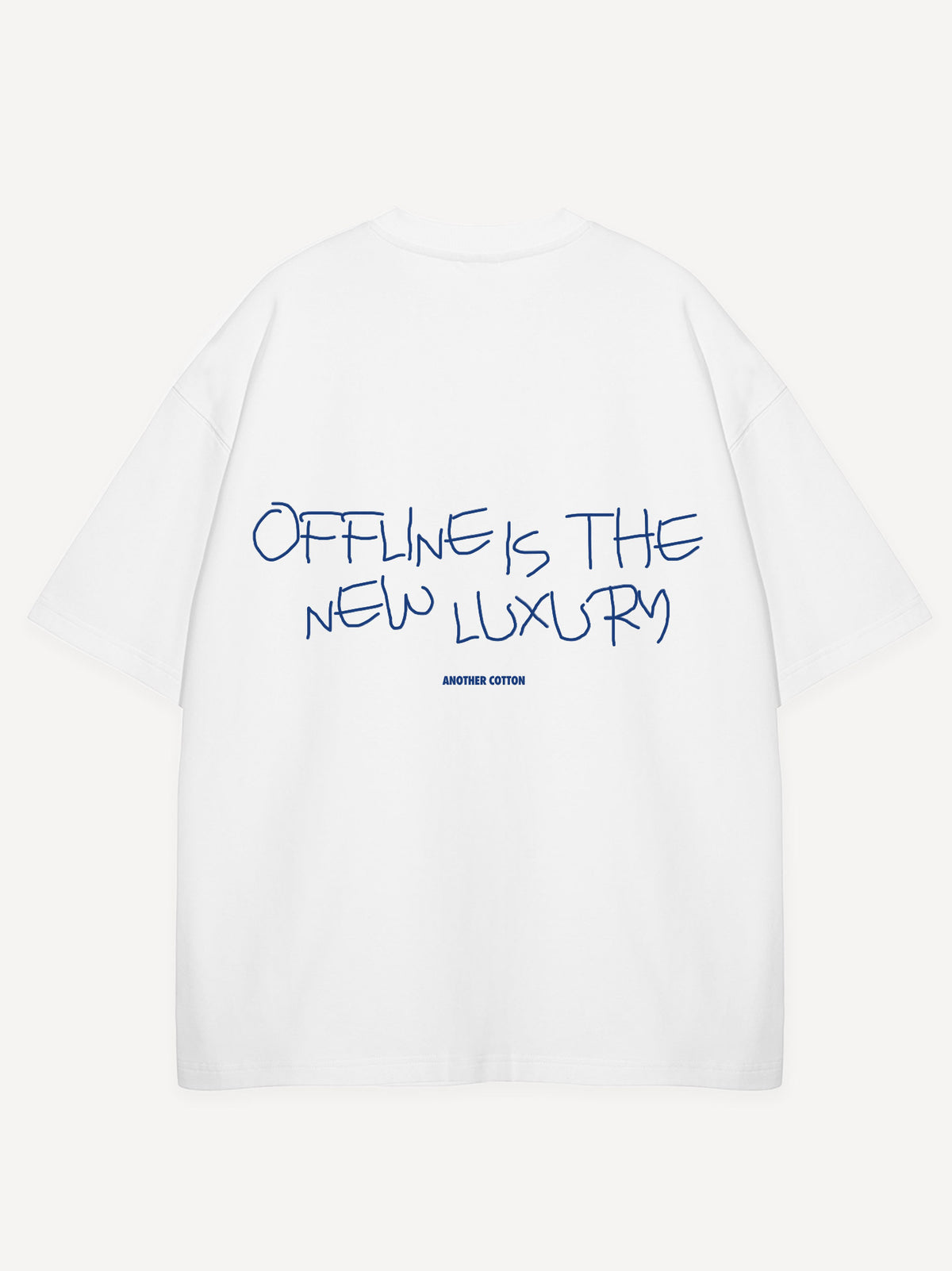 Offline Scribble Oversized T-Shirt – White