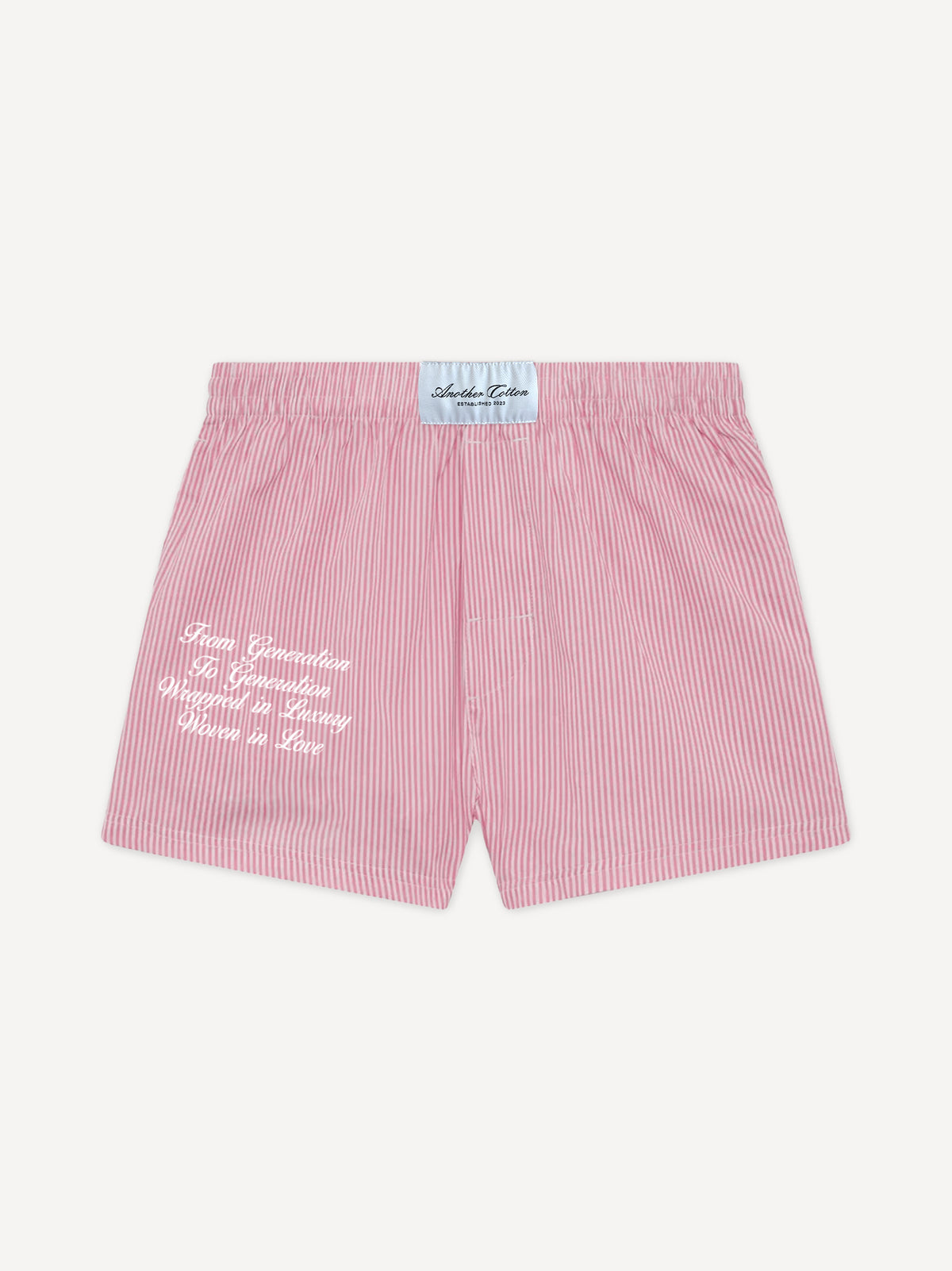 Striped Boxer Shorts – Wit Roze
