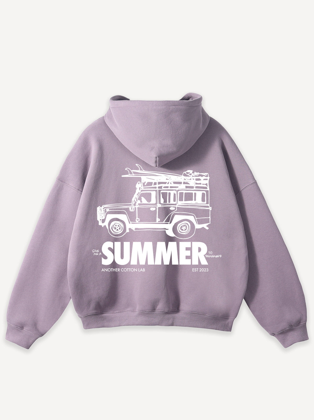 Summer Oversized Hoodie – Lilac