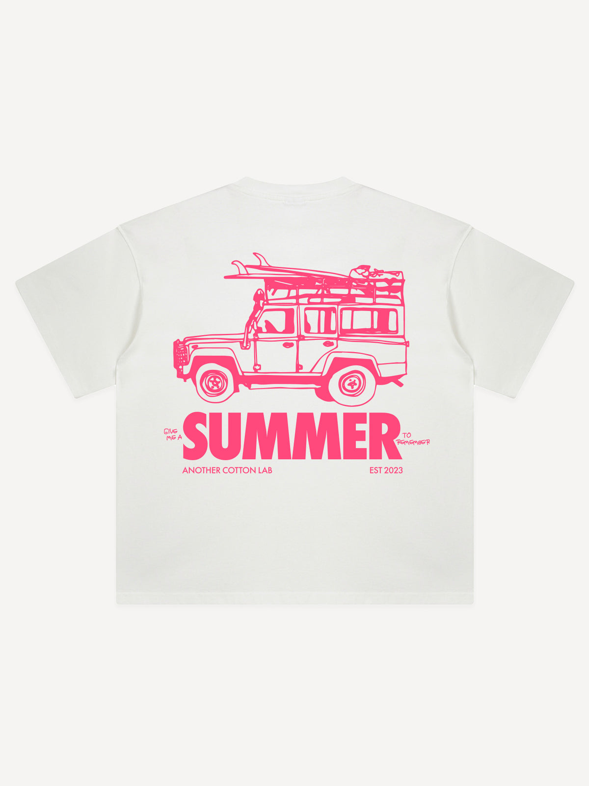 Summer Oversized T-Shirt – White