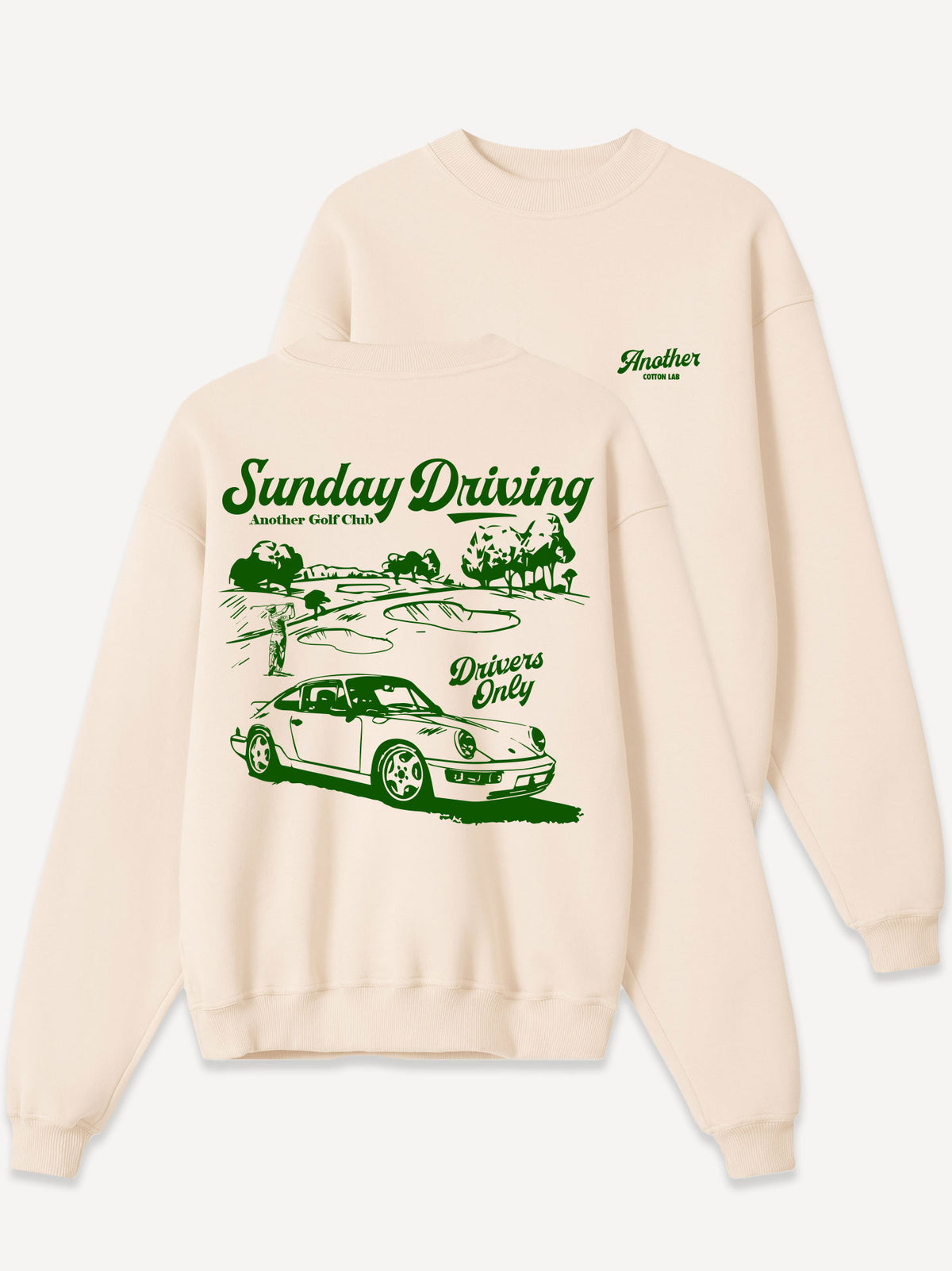 Sunday Driving Oversize Sweatshirt – Off White
