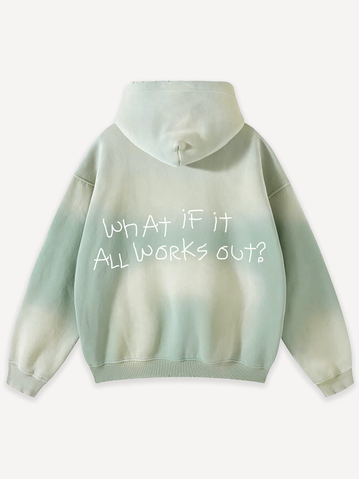 What If Oversized Hoodie – Cloud Mint