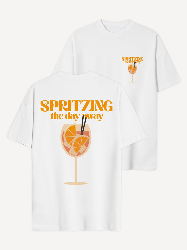 Spritzing T-Shirt – Weiß